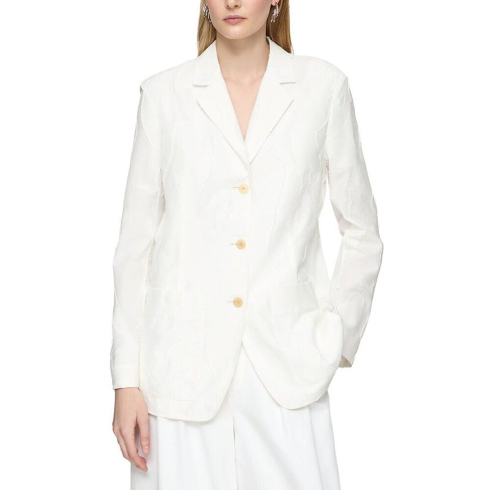 Lafayette 148 New York Womens  Plus Patch Pocket Single Breasted Blazer